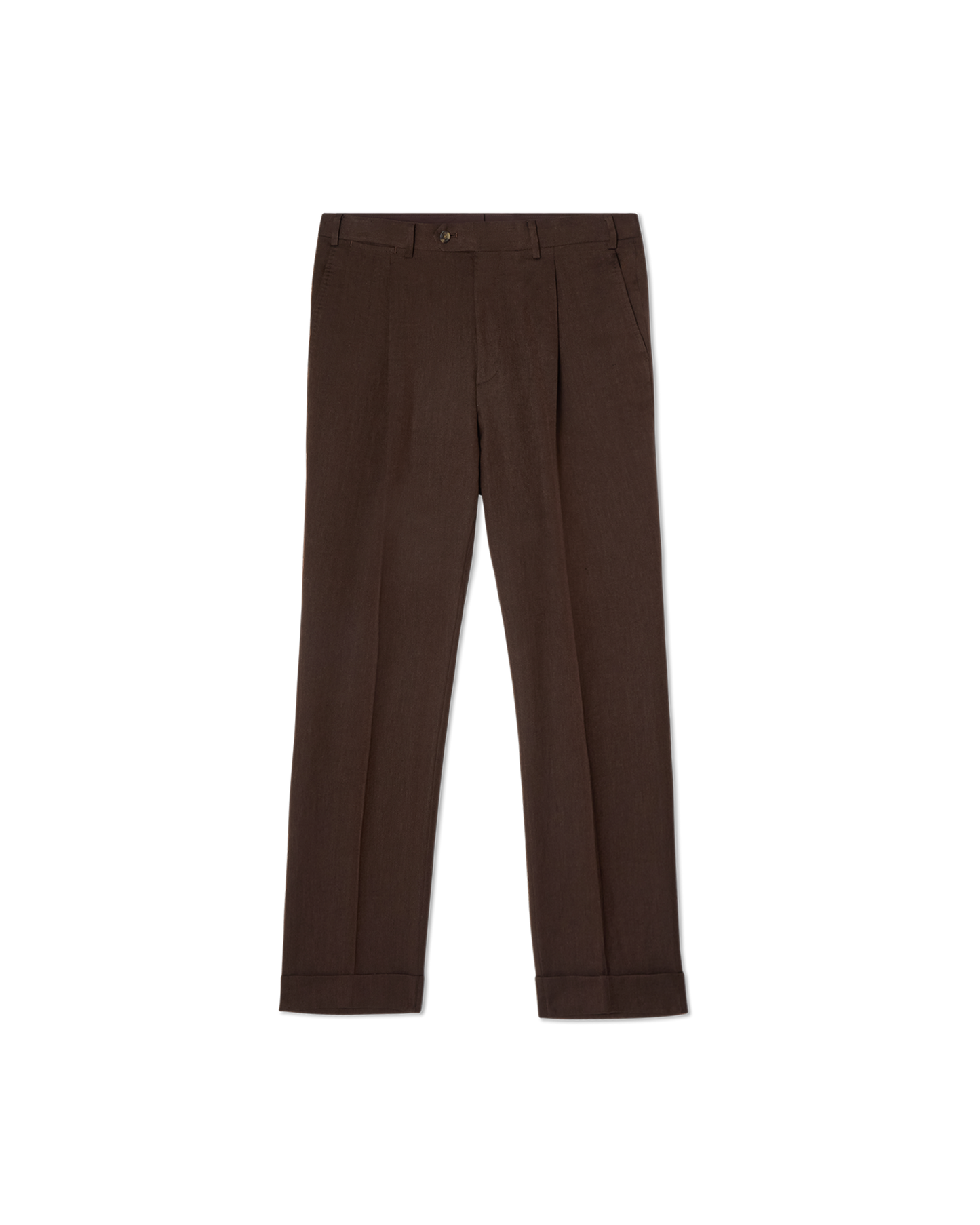 Herringbone Resort Trouser Brown