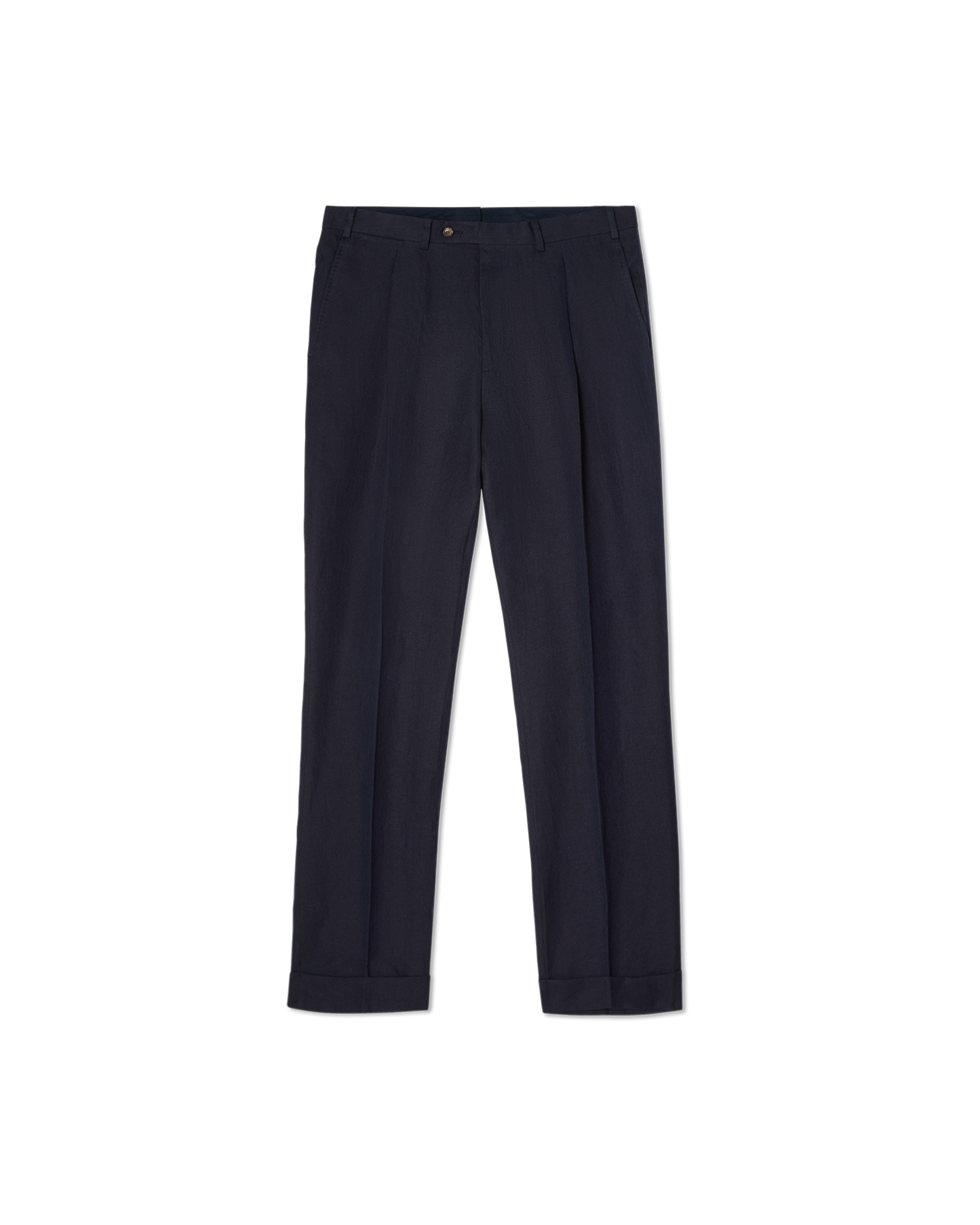 Herringbone Resort Trouser Navy