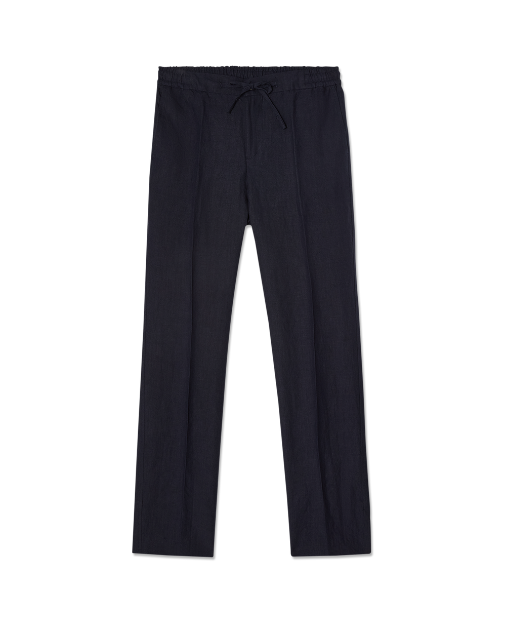 Linen Drawstring Trouser Navy