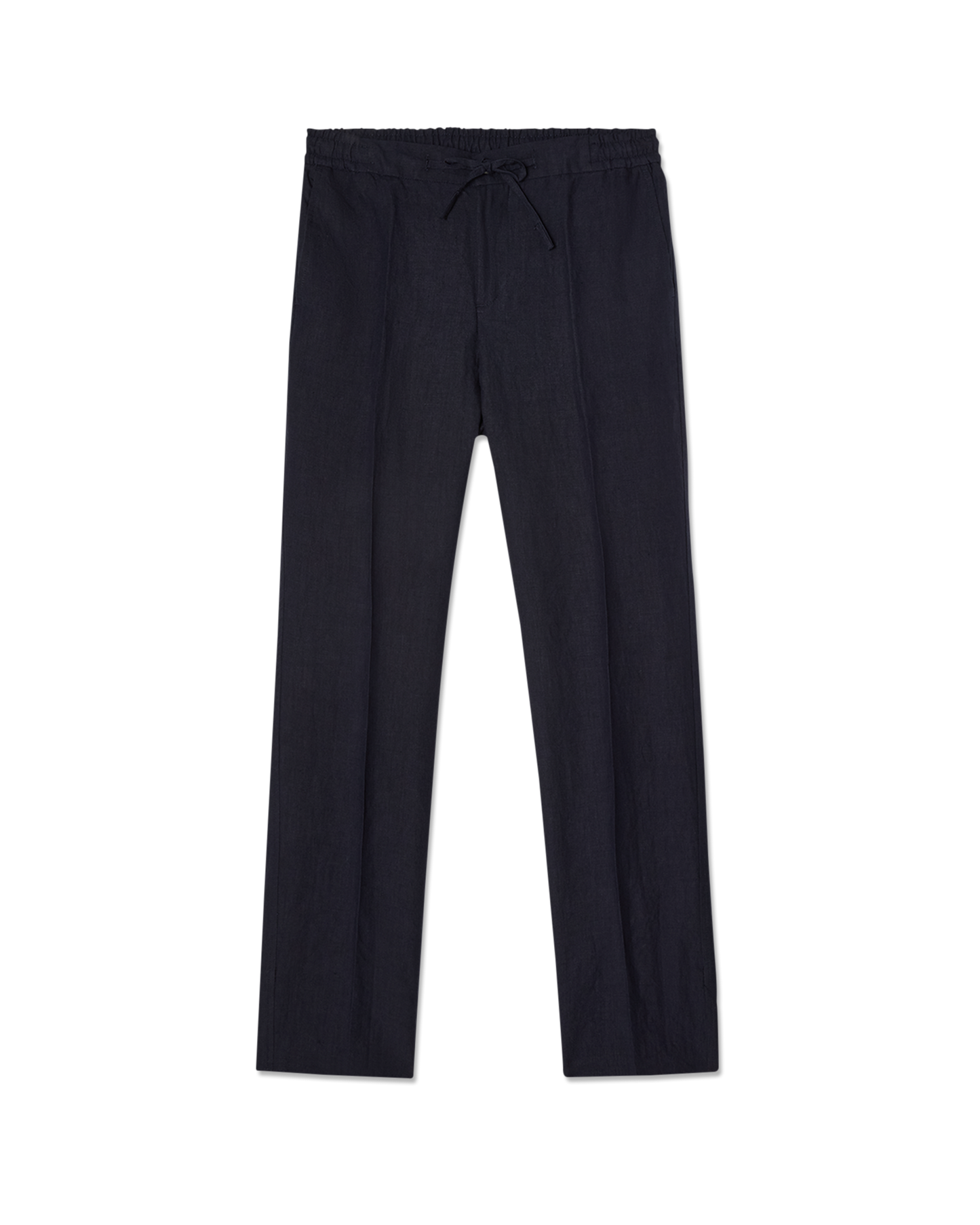 Linen Drawstring Trouser Navy