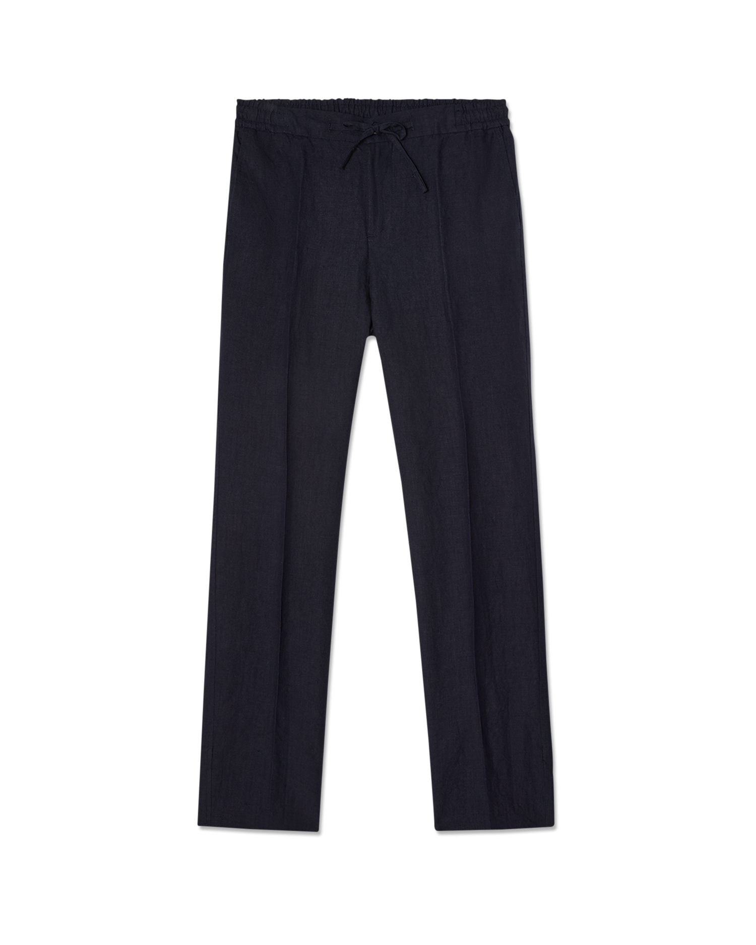 Linen Drawstring Trouser Navy