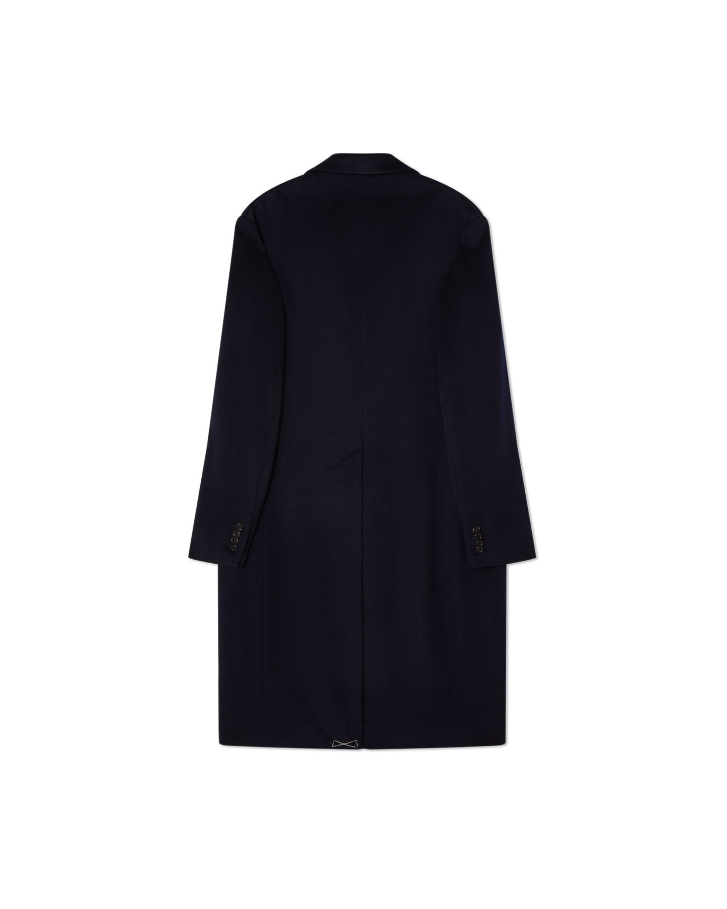 Double Breasted Wool Coat Navy