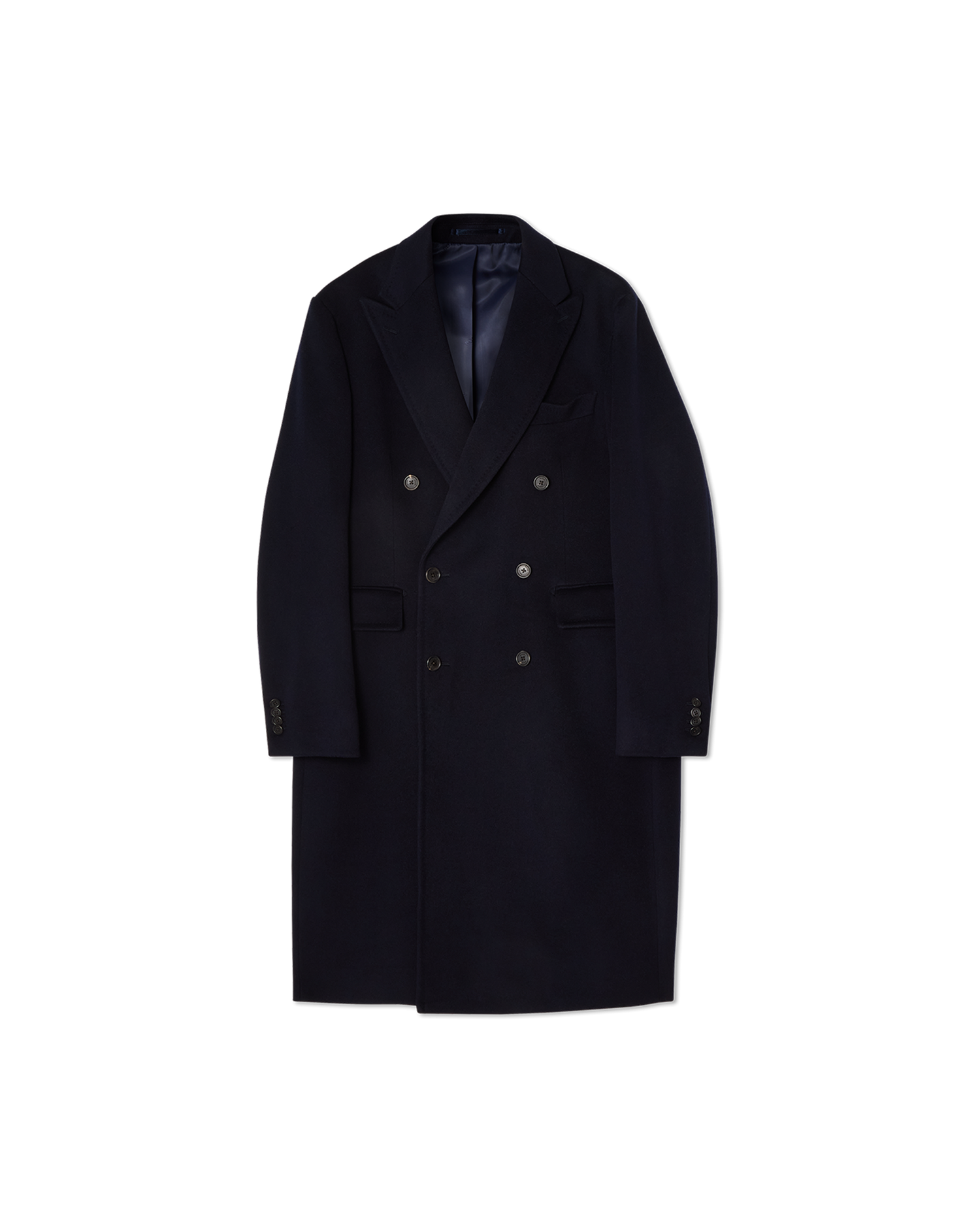 Dubbelknäppt Rock Ull Marinblå