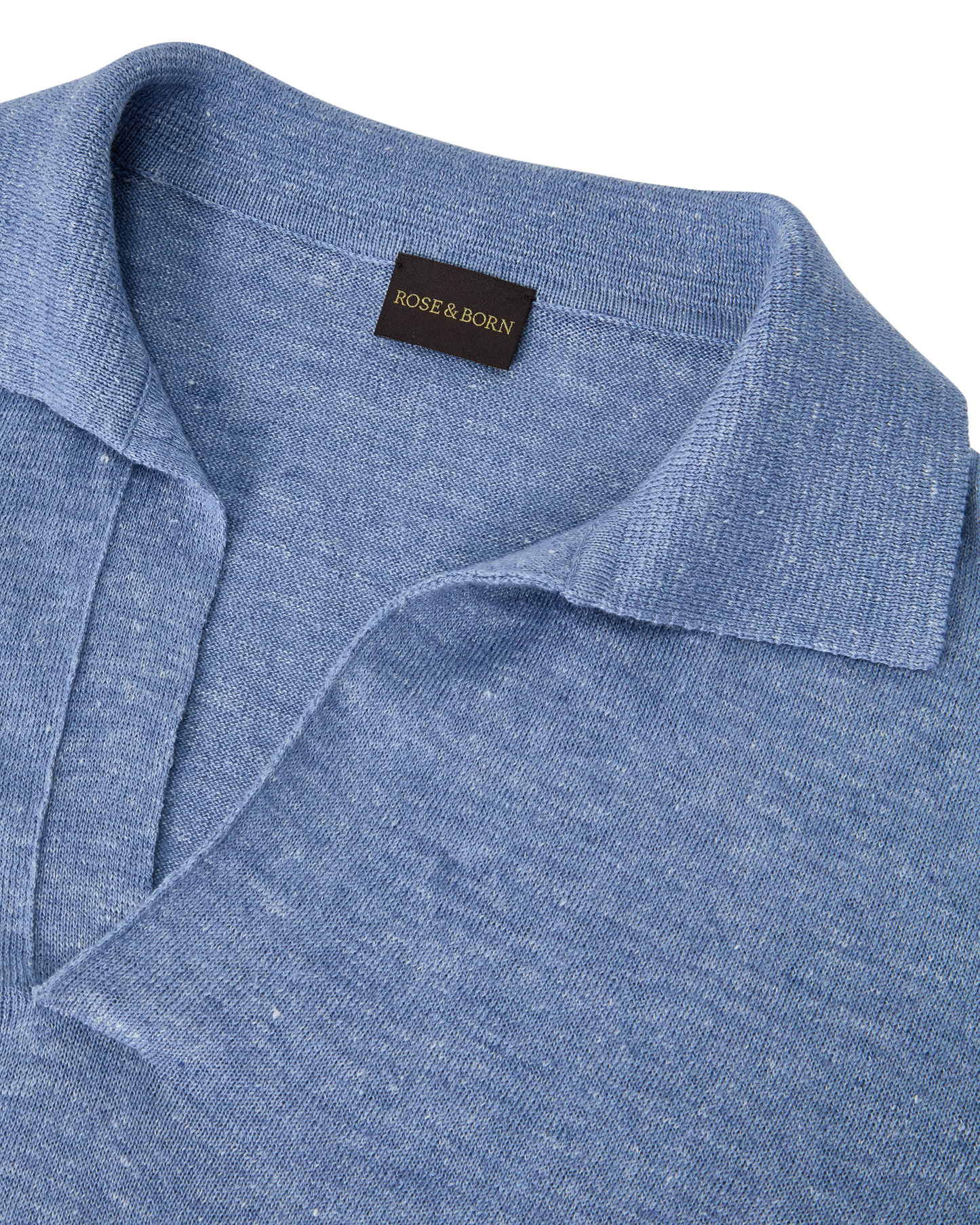 Capri Short Sleeve Polo Sweater Slate Blue