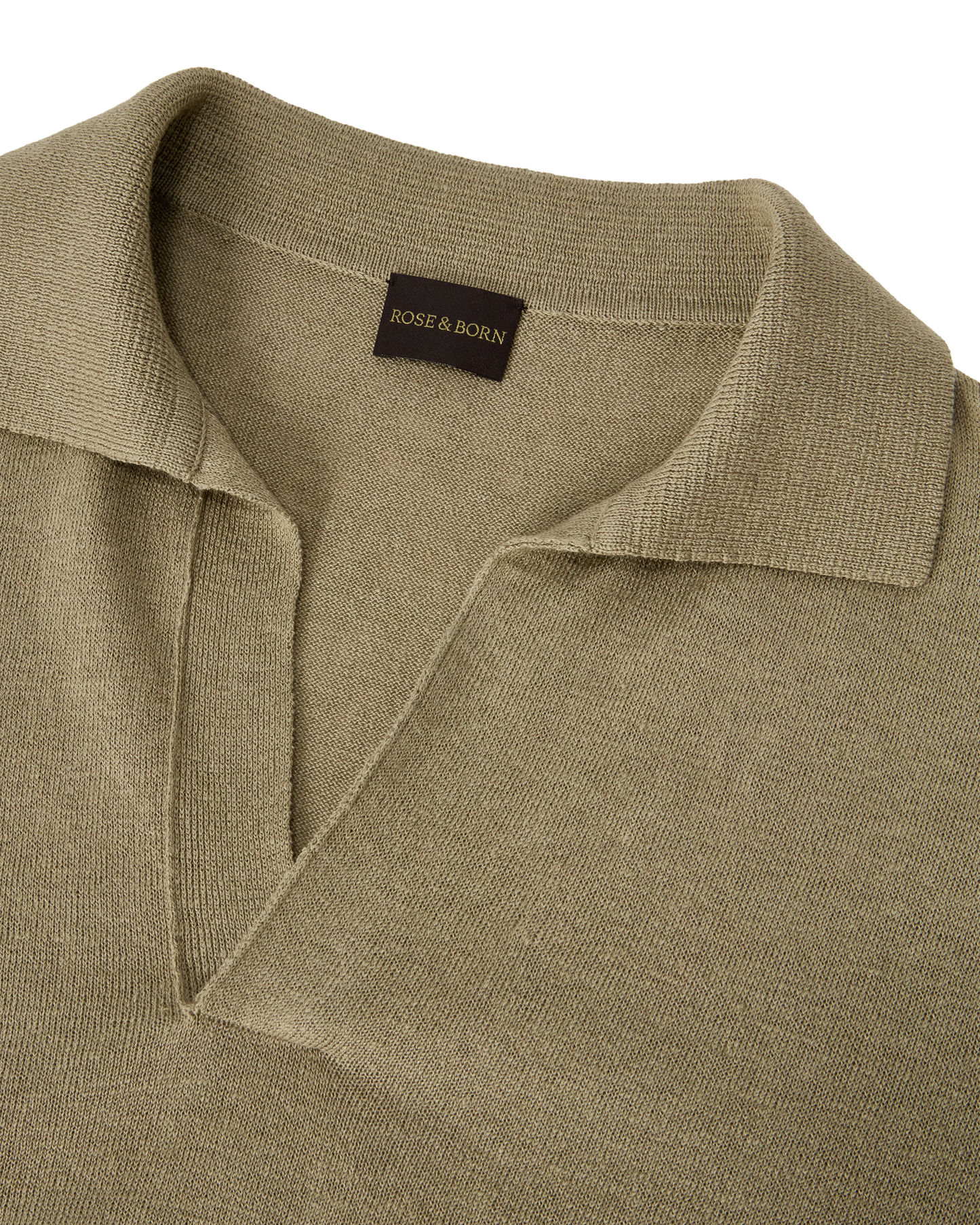 Capri Long Sleeve Polo Sweater Sage Green