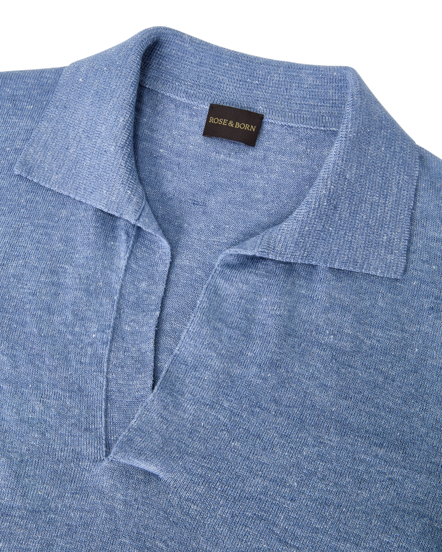 Capri Long Sleeve Polo Sweater Slate Blue