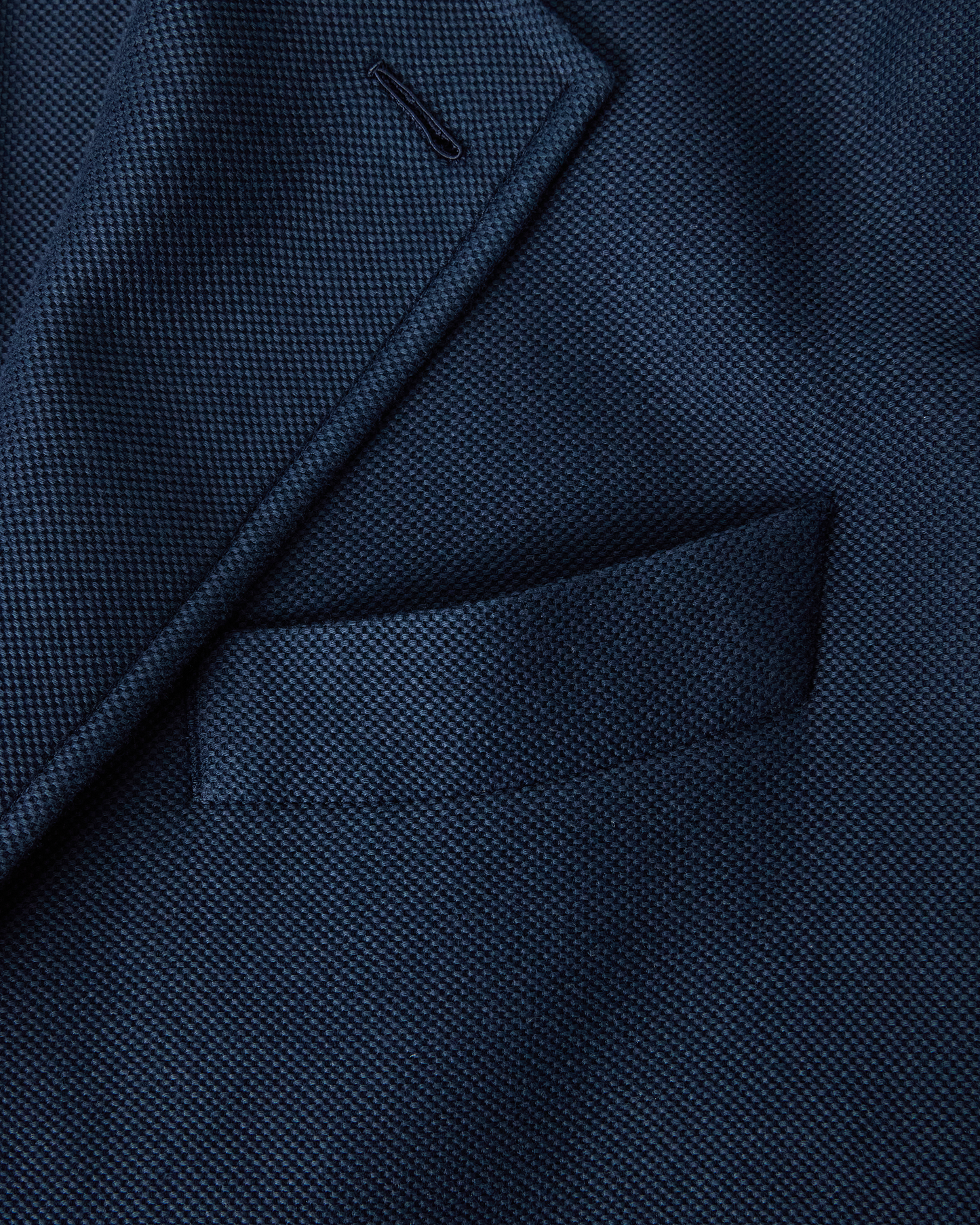 Cotton Cashmere Travel Jacket Navy