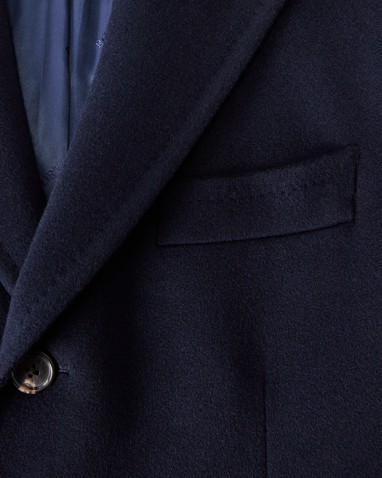 Wool Coat Navy