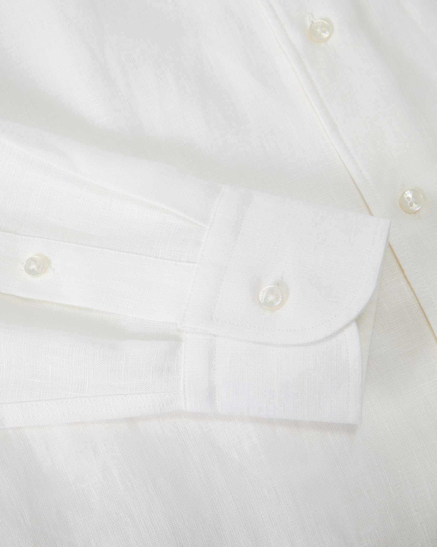 Linen One-Piece Shirt White