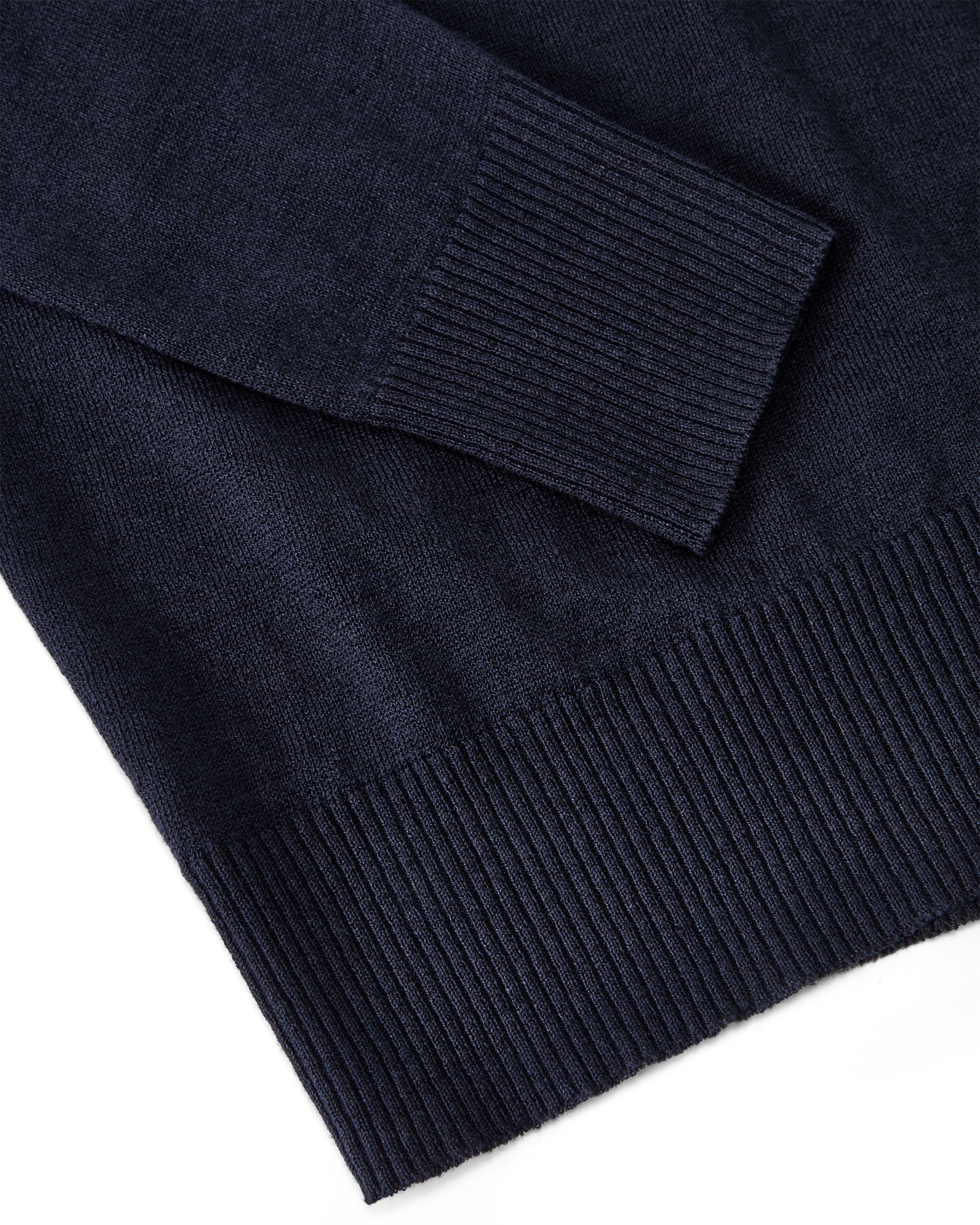 Capri Long Sleeve Polo Sweater Navy