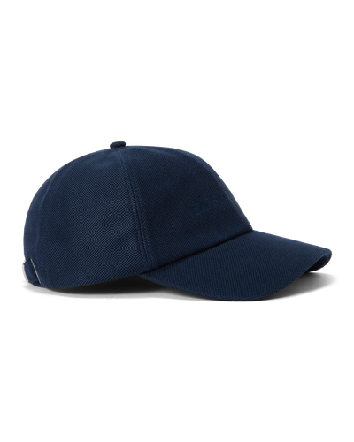 Cotton Cashmere Cap Navy