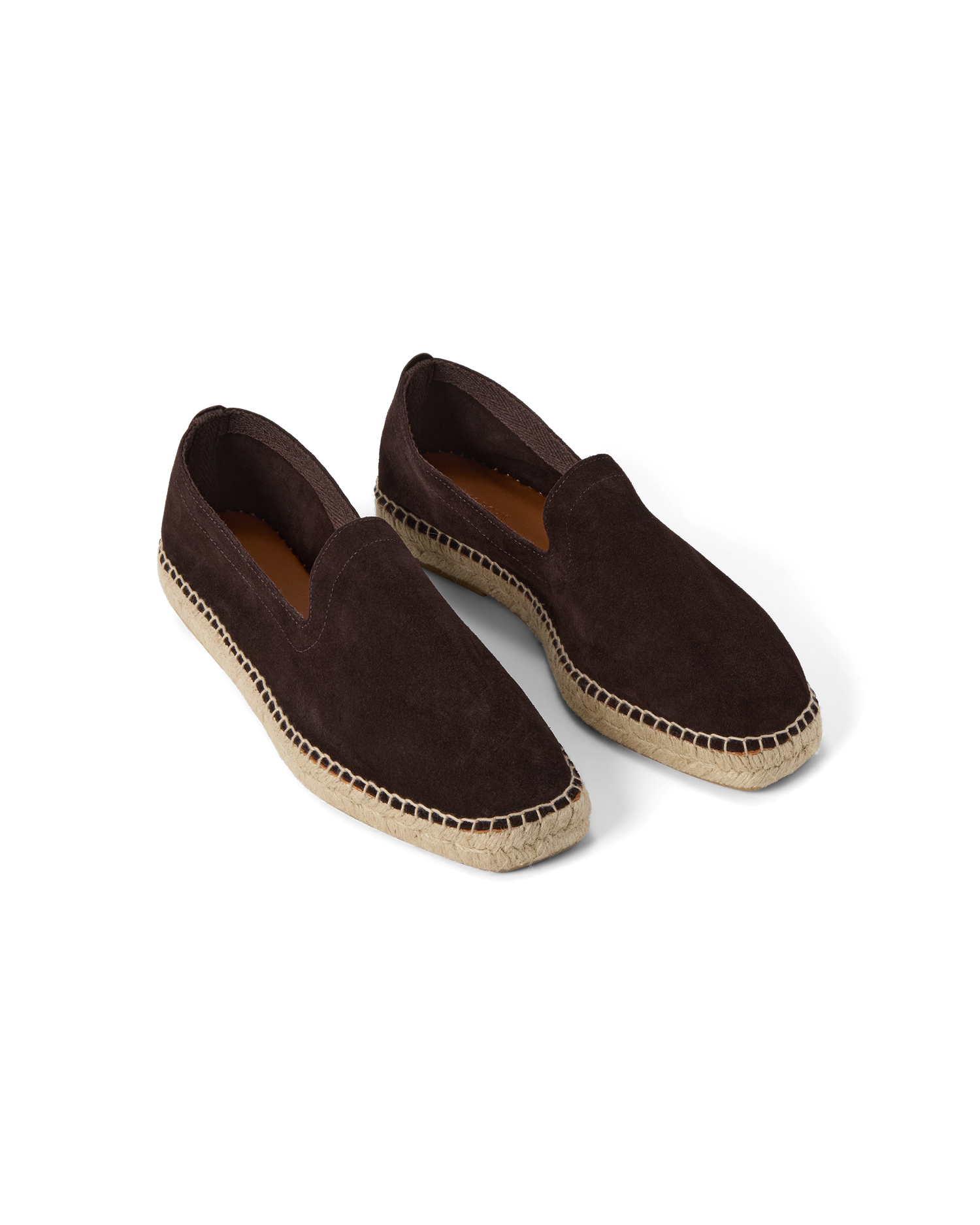 Suede Espadrille Brown