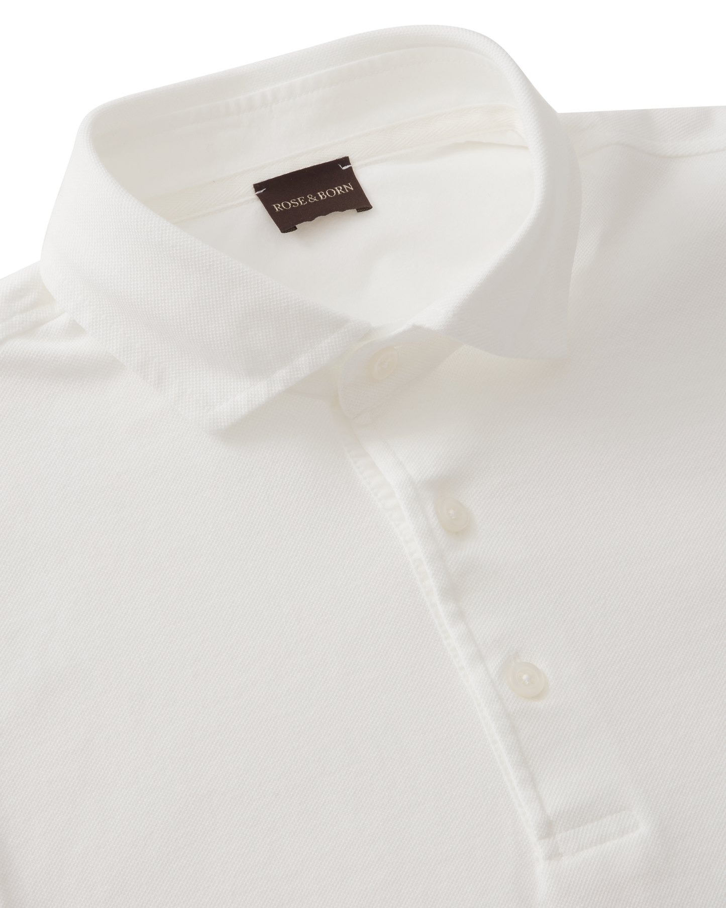 Polo Shirt Long Sleeve White