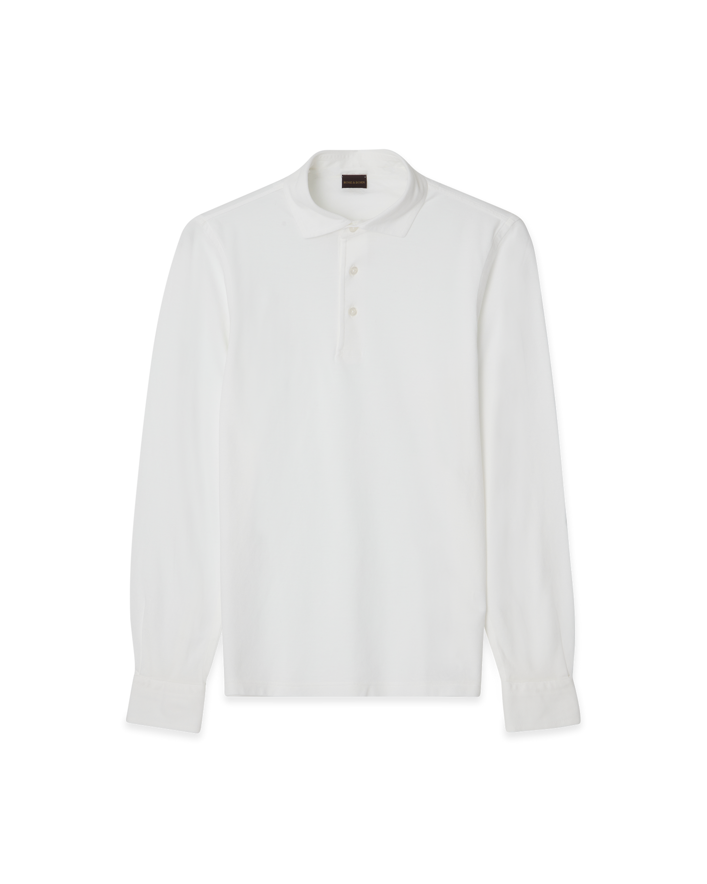 Polo Shirt Long Sleeve White