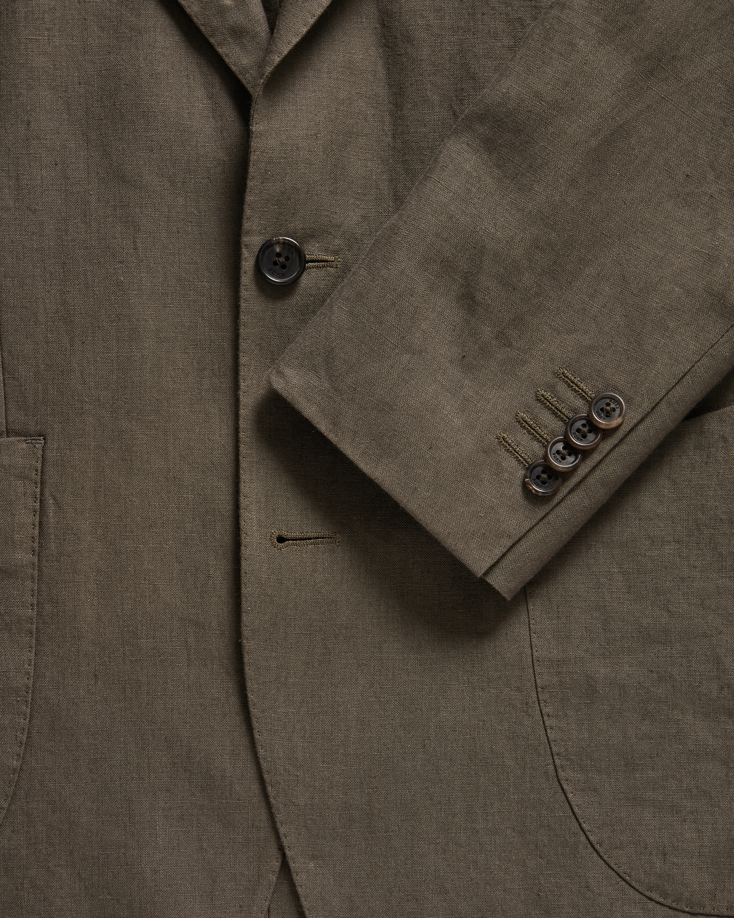 Linen Suit Green