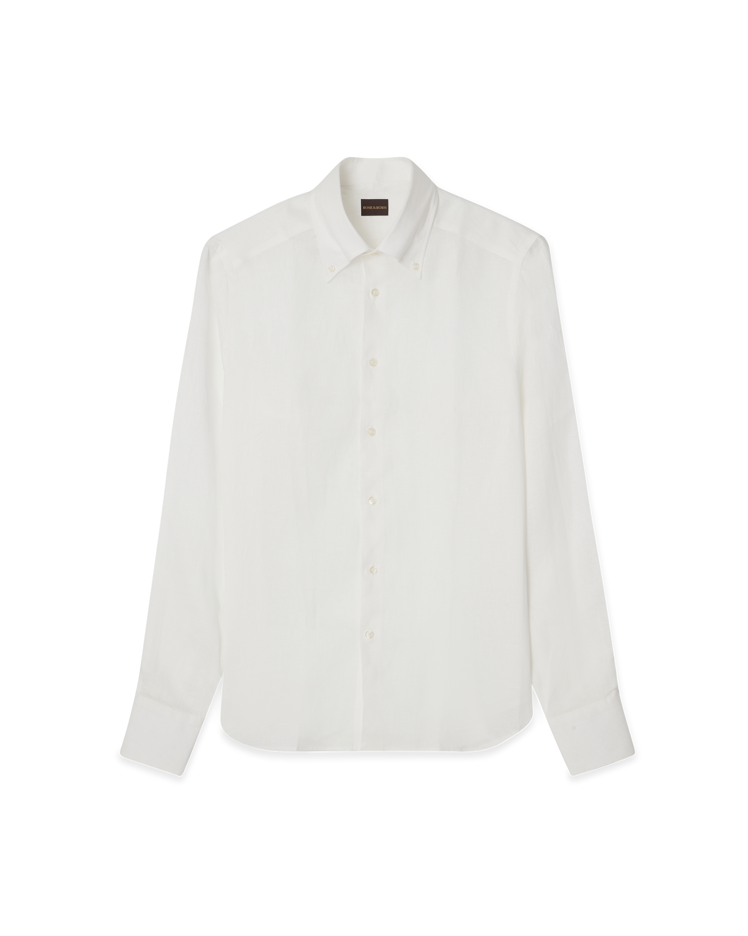 Skjorta Button-Down Linne Vit