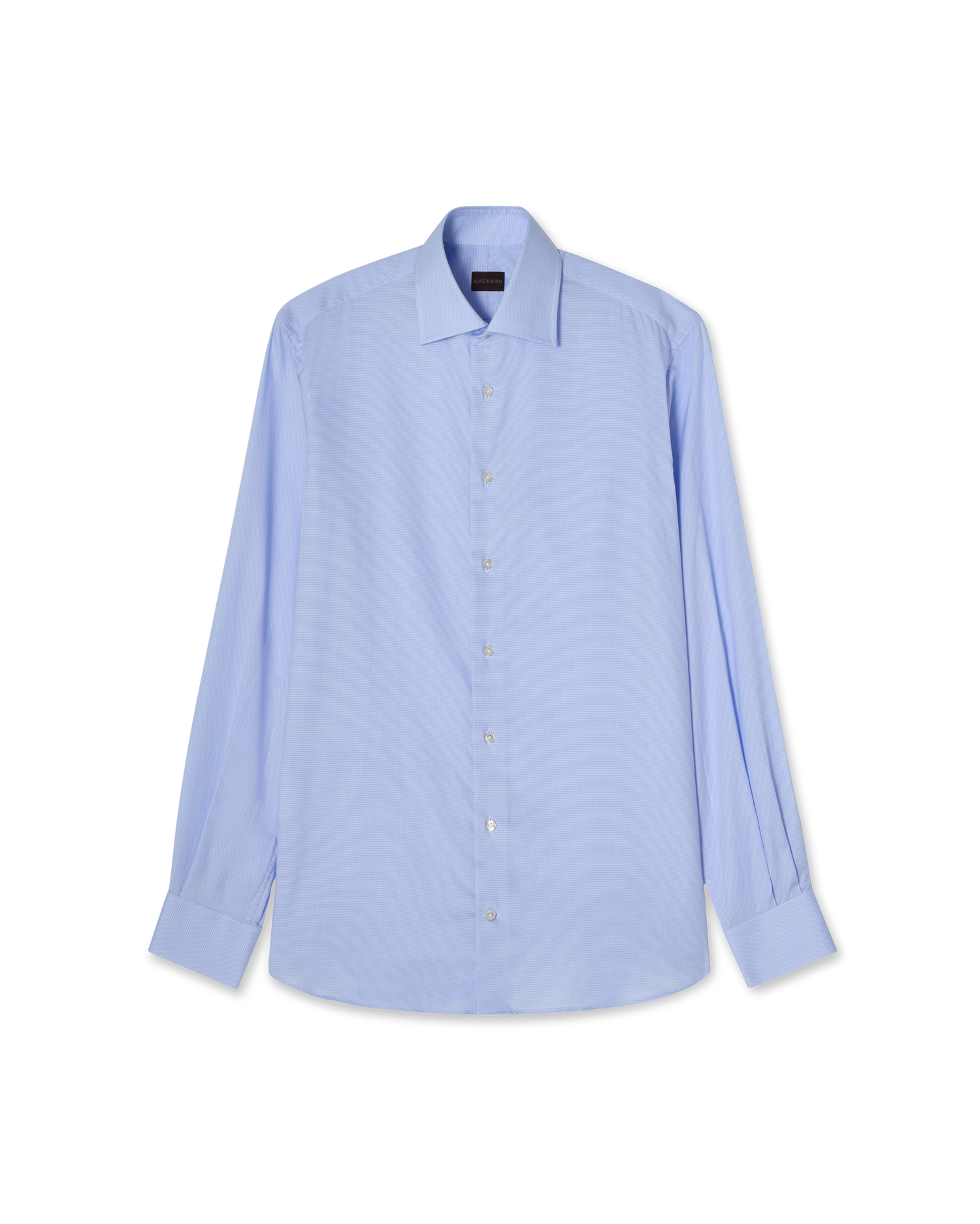 Dogtooth bomullsskjorta ljusblå