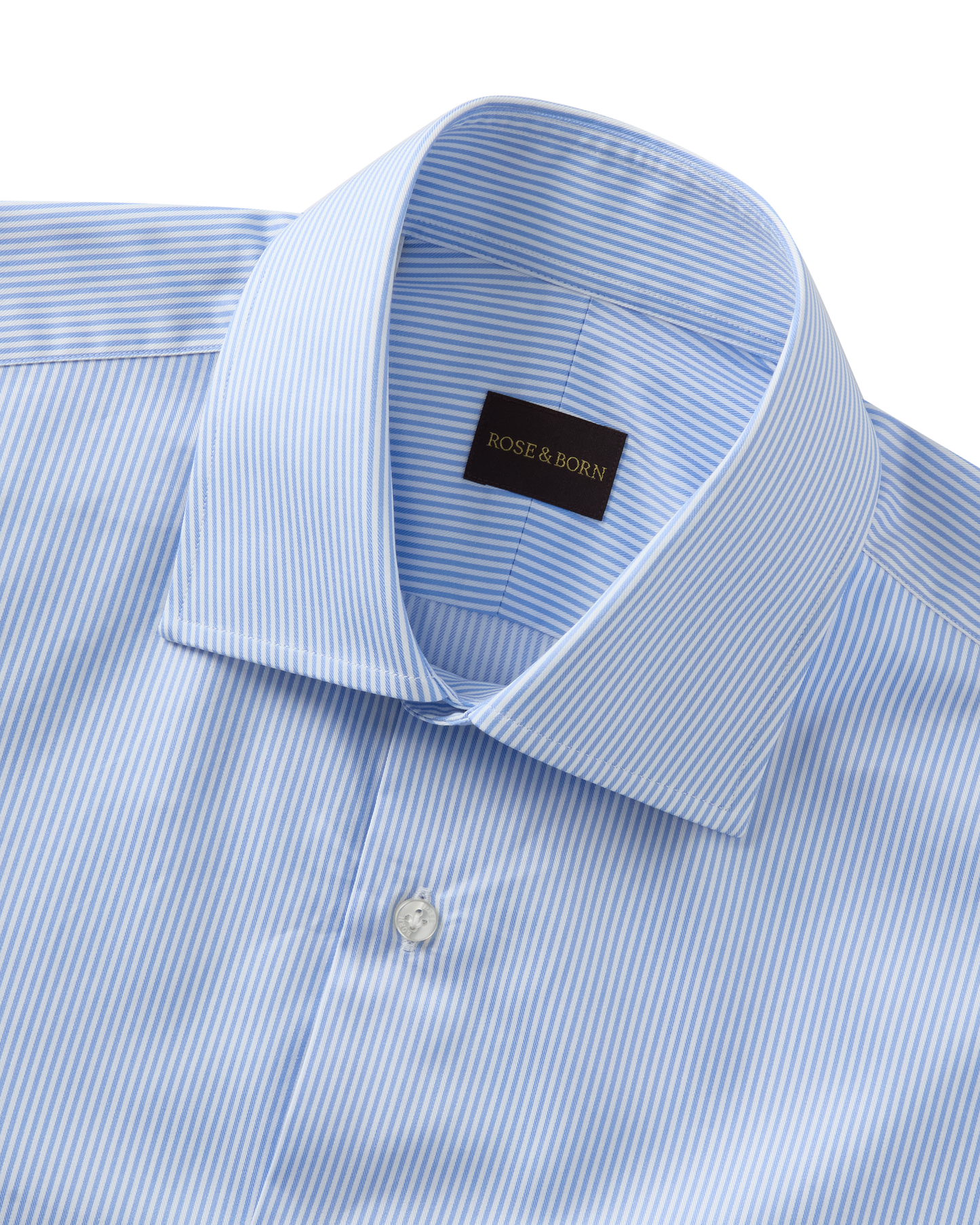 Cotton Shirt Light Blue Stripe