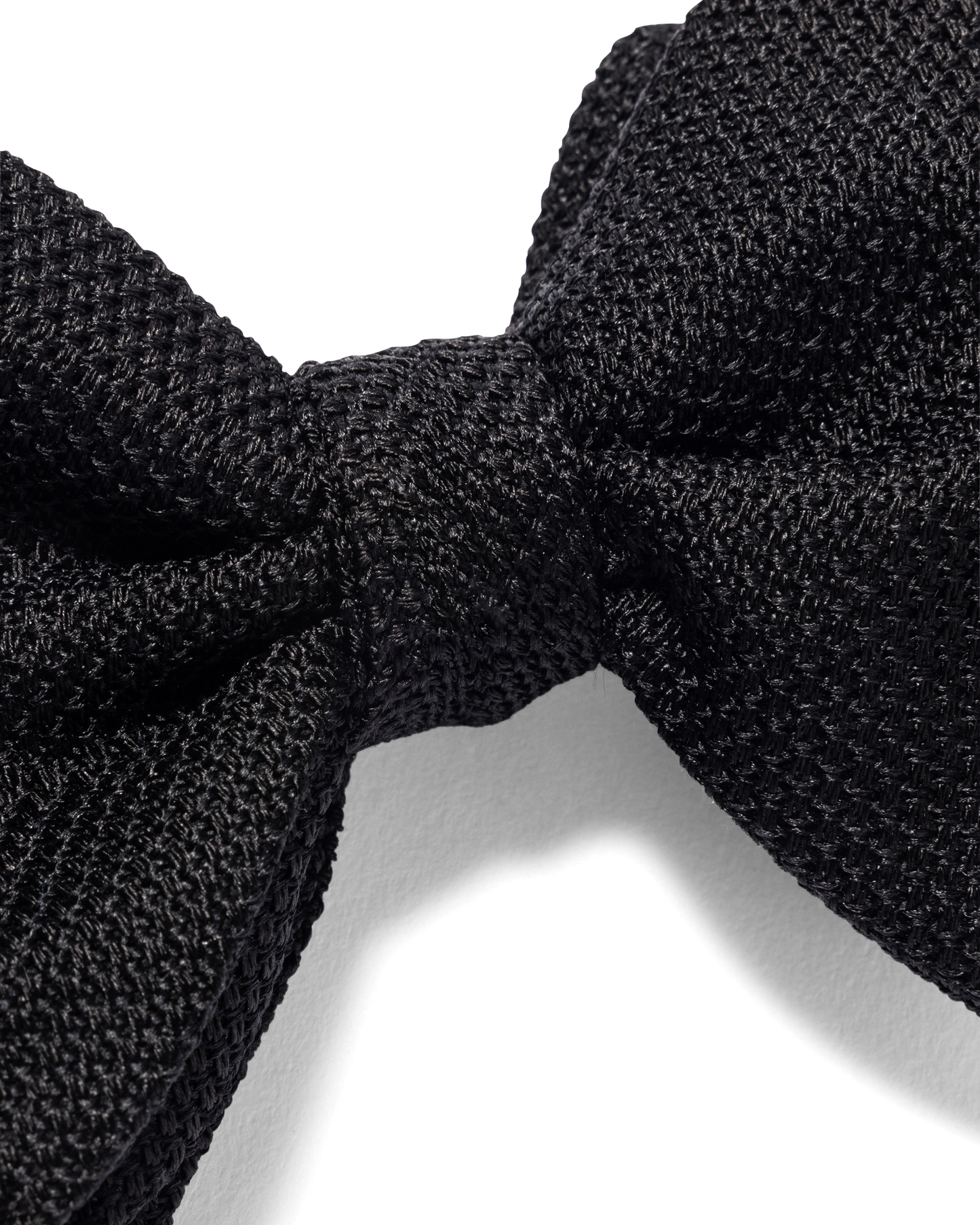 Classic Silk Piké Bow Tie Black