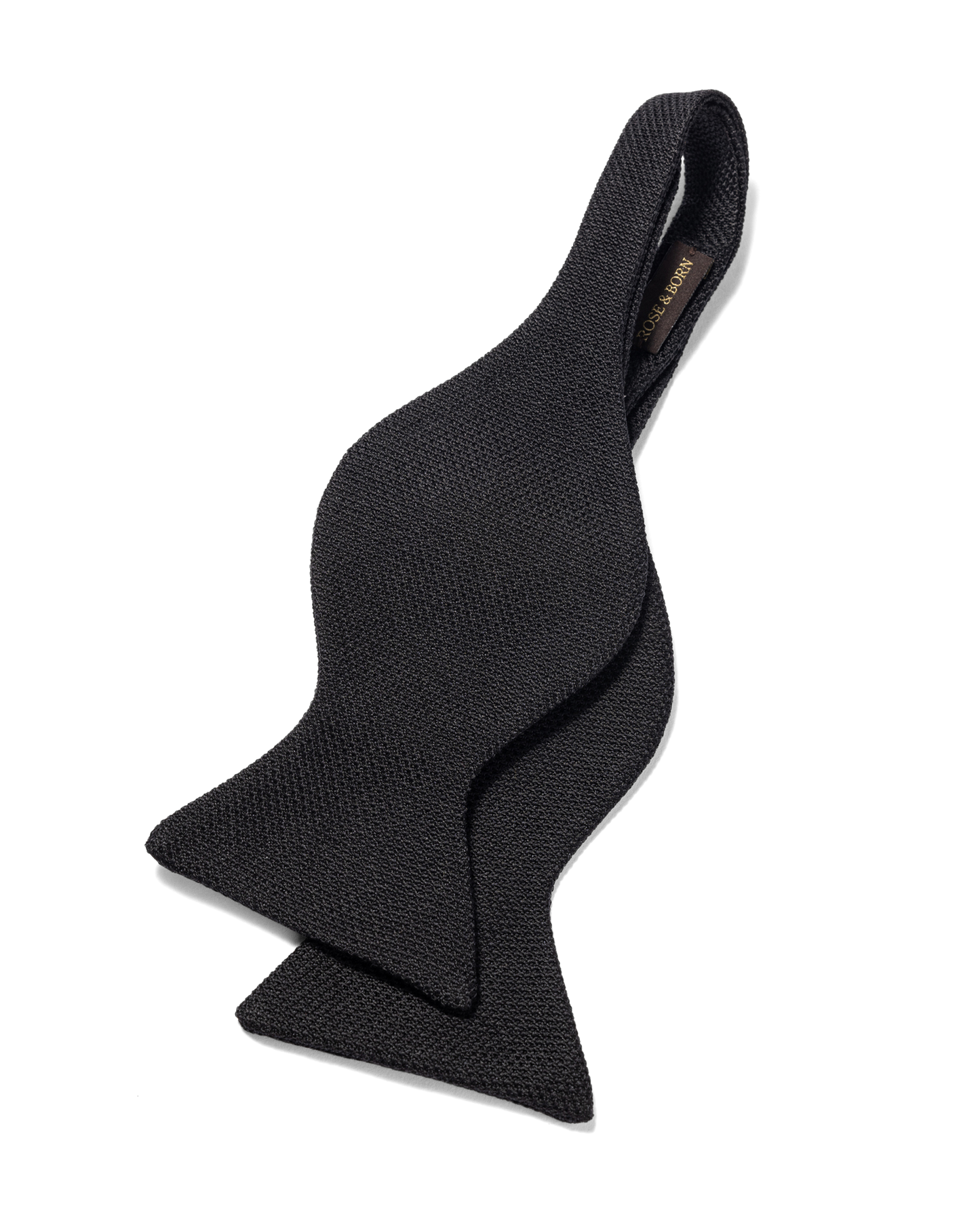 Classic Silk Piké Bow Tie Black