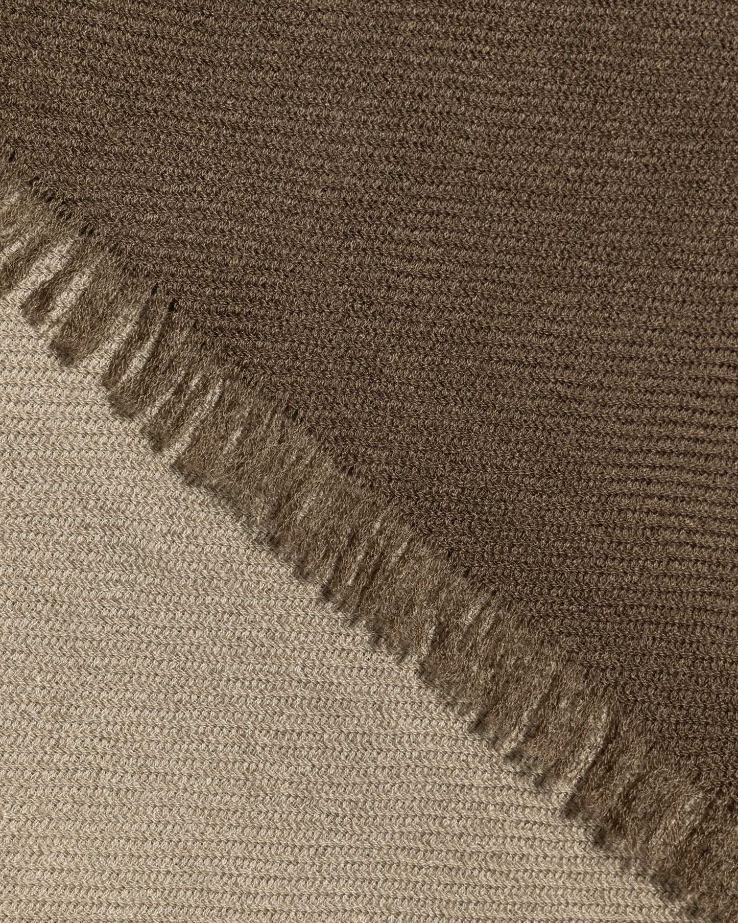 Twill Cashmere Scarf Shaded Olive