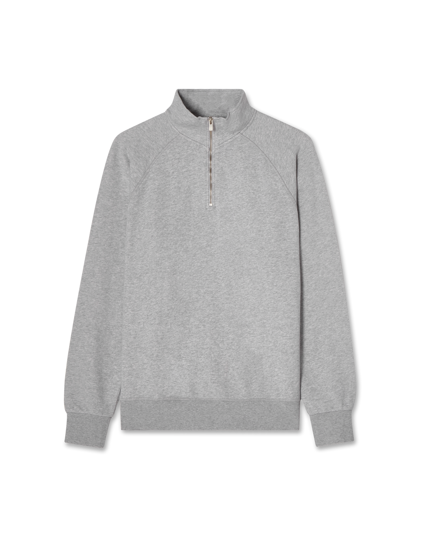 Loopback Half-Zip Sweatshirt Grey