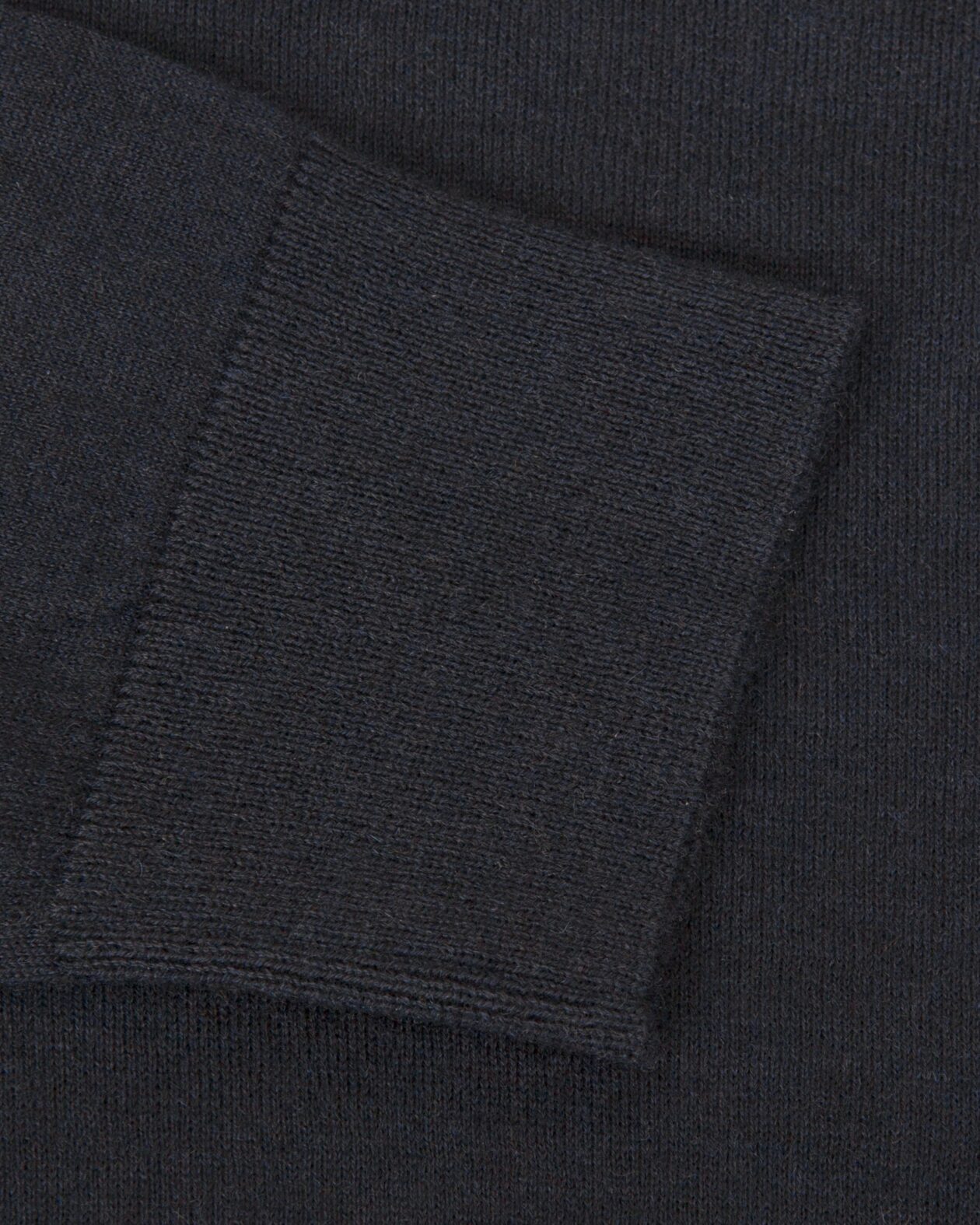 Navy Half Zip Cashmere Sweater