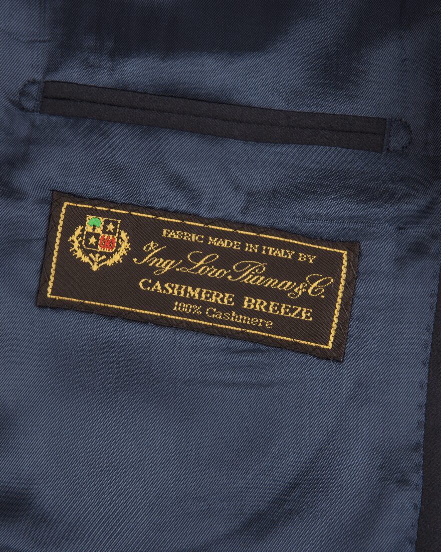 Handmade Breezy Cashmere Jacket Navy Navy