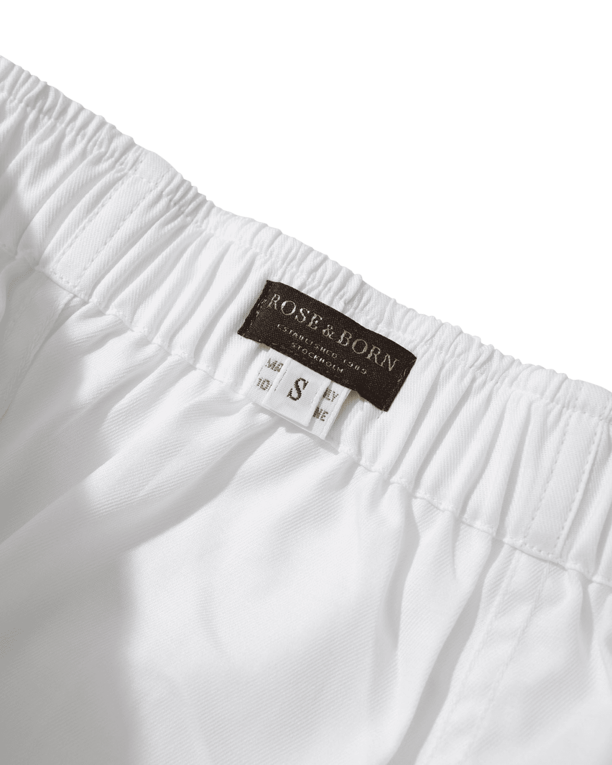 White Cotton Boxer Shorts