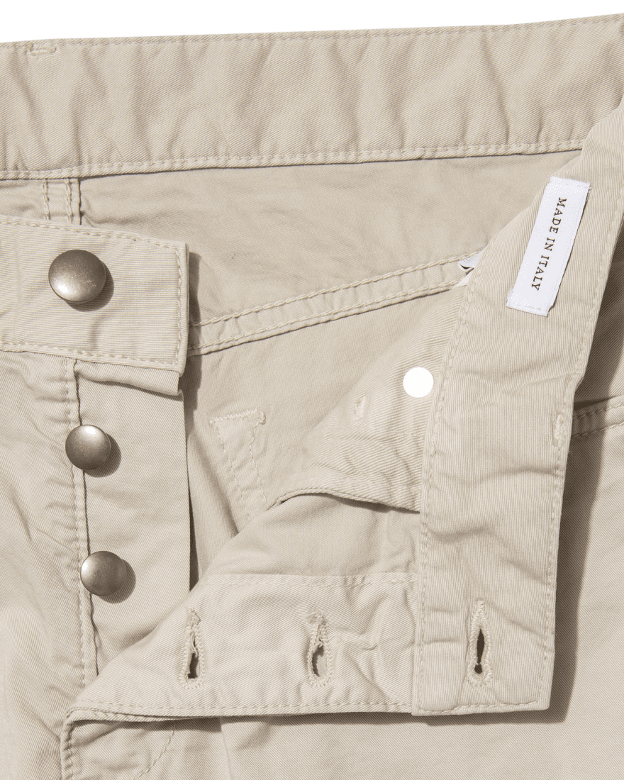 Light Cotton Stretch 5-pocket Trouser Sand