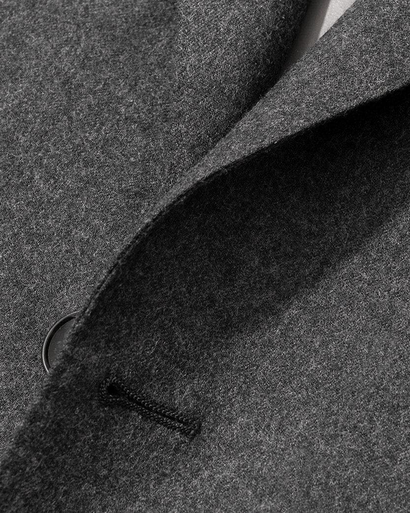 Grey Wool Flannel Suit