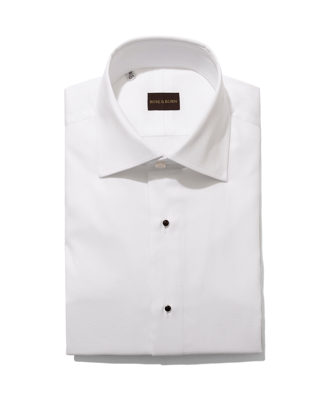 White Tuxedo Pique Bib Front Shirt