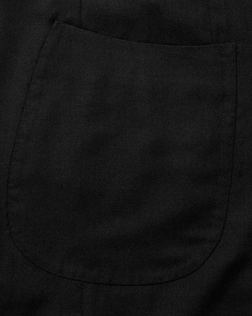 Handmade Black Cashmere Breeze Jacket