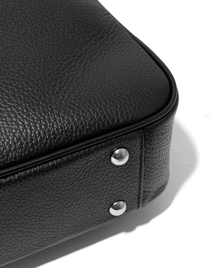 Briefcase Calf Leather Black