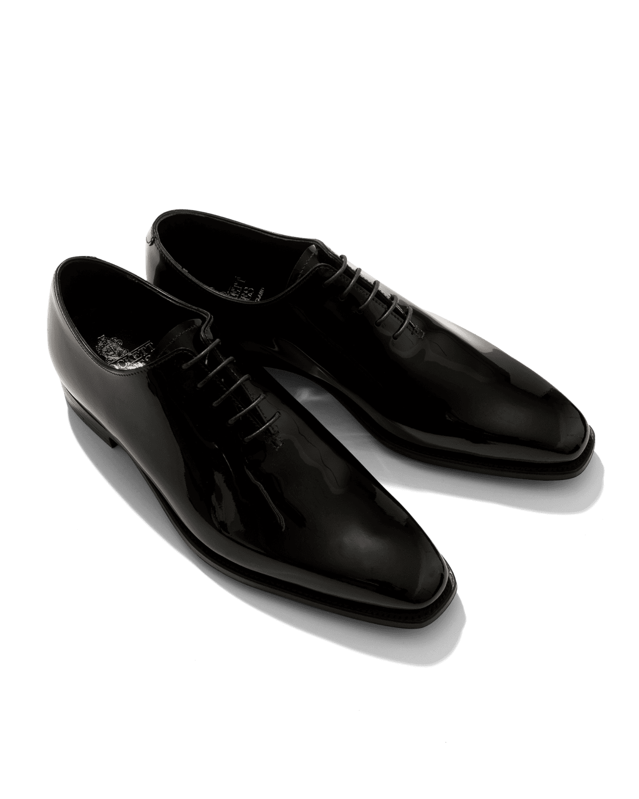 Crockett & Jones Alex Black Patent Oxford Shoes