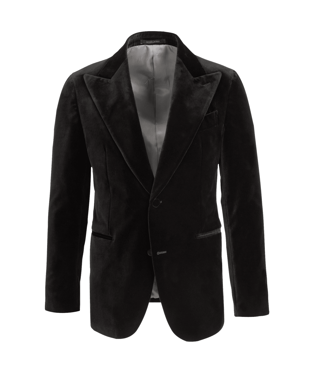 Black Velvet Tuxedo Jacket