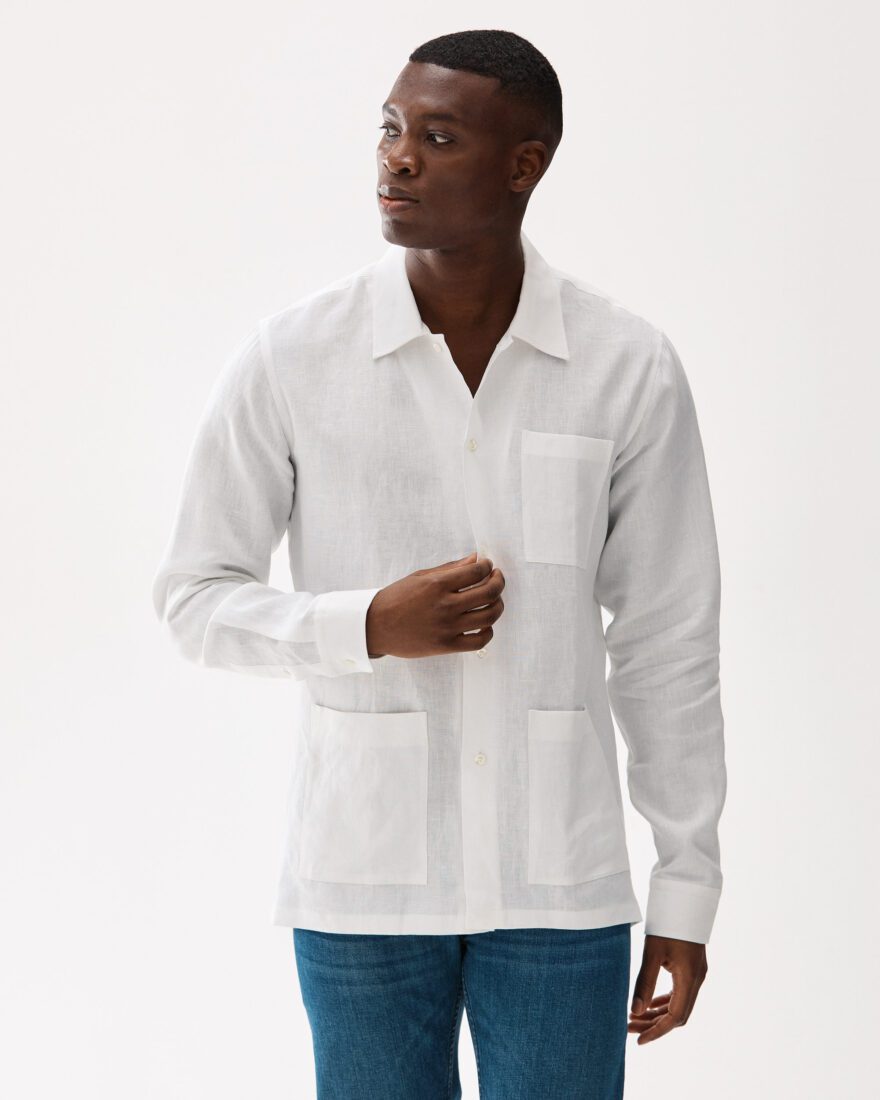 Resort Shirt Linen White