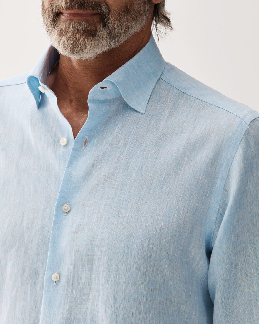 Linen Shirt Light Blue