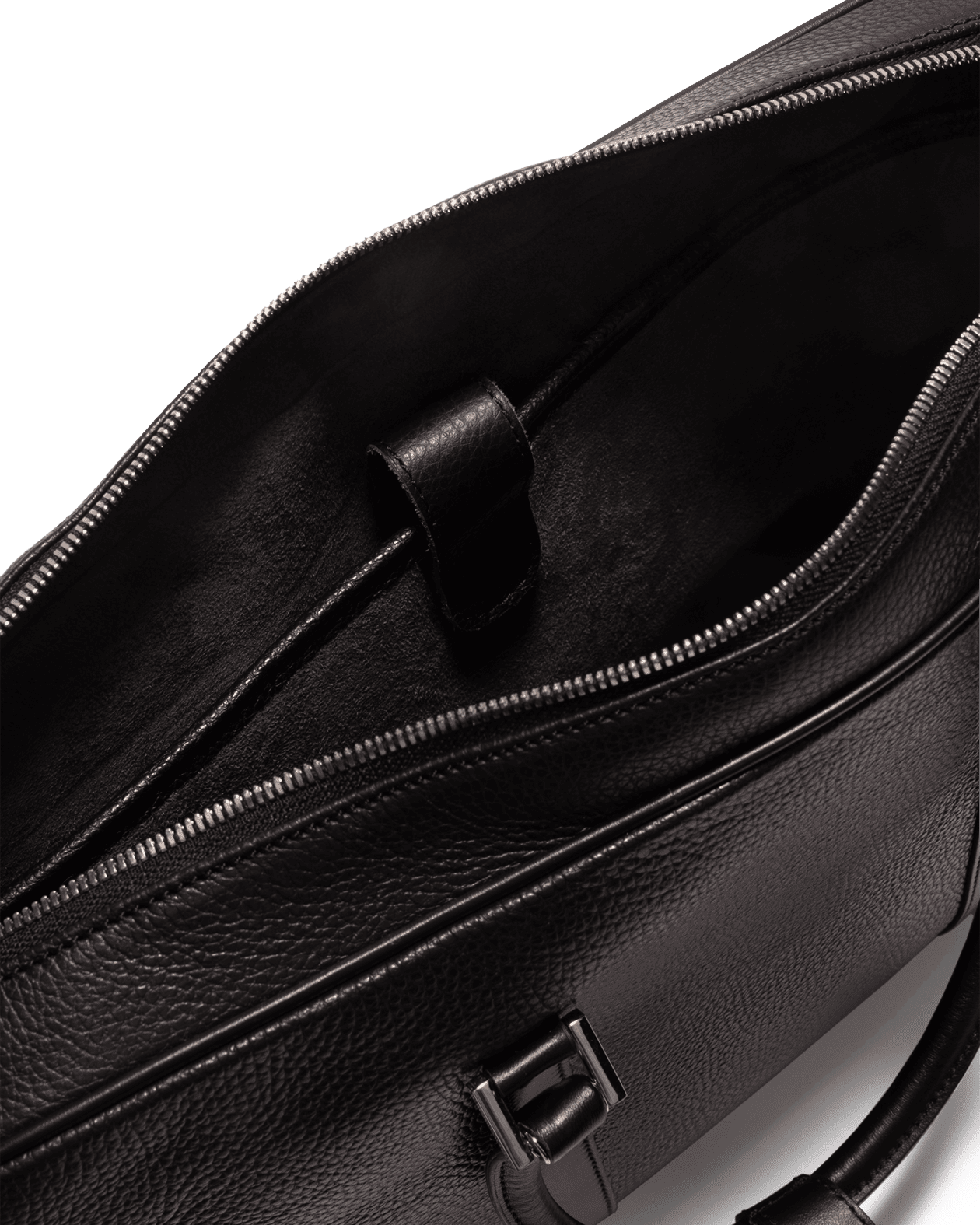 Briefcase Calf Leather Black