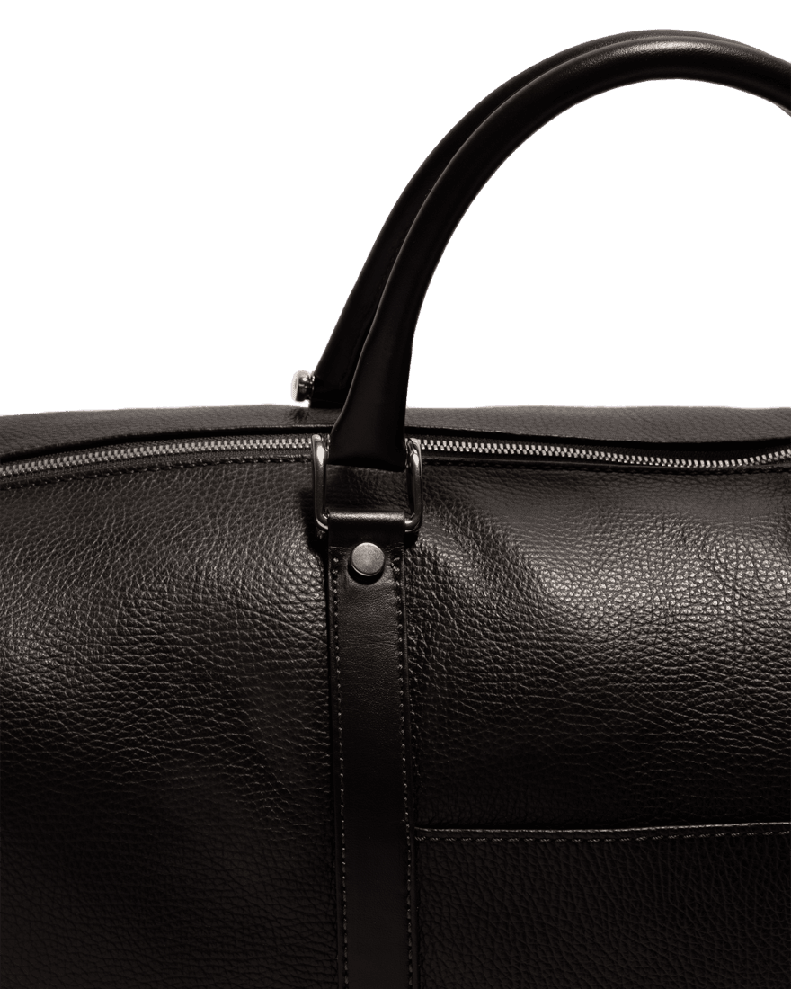 Weekend Bag Calf Leather Black