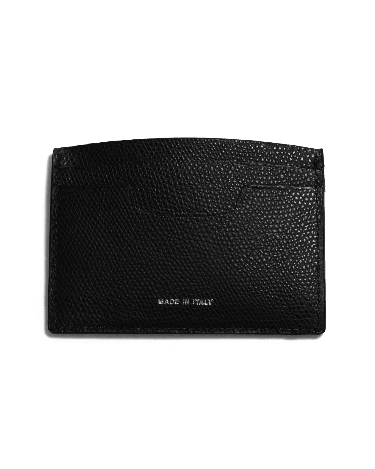 Credit Card Holder Saffiano Leather Black
