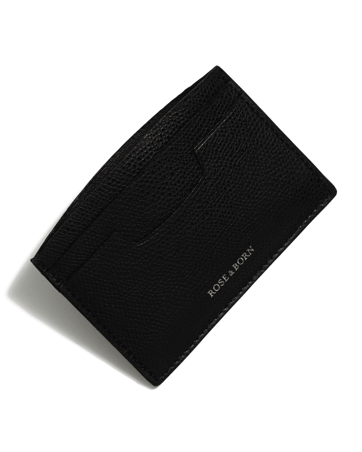 Card Holder Black Saffiano Leather