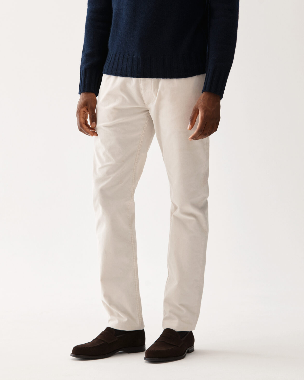 Pincord 5-pocket Trouser Cream