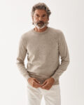 Crewneck Merino Cashmere Sweater Sand
