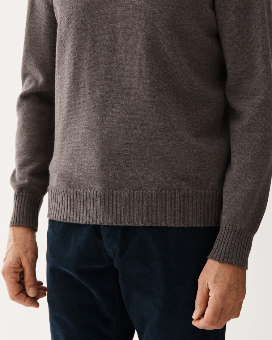 Turtleneck Wool Sweater Nougat