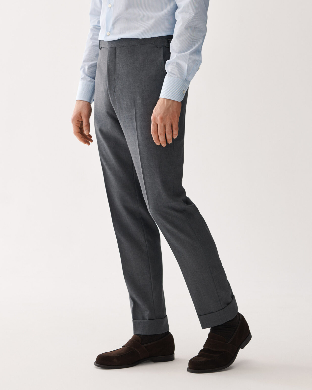 Traveller Grey Wool trousers