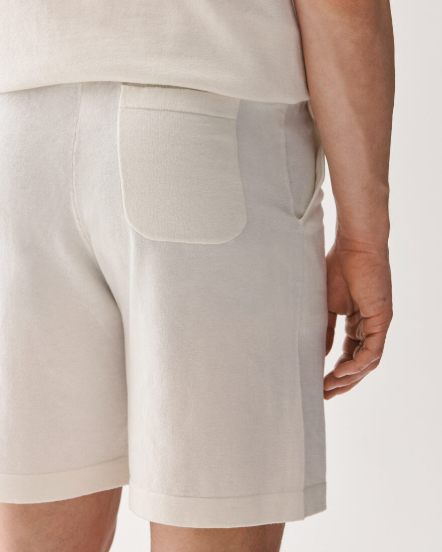 Shorts Merino/Bomull Off-white