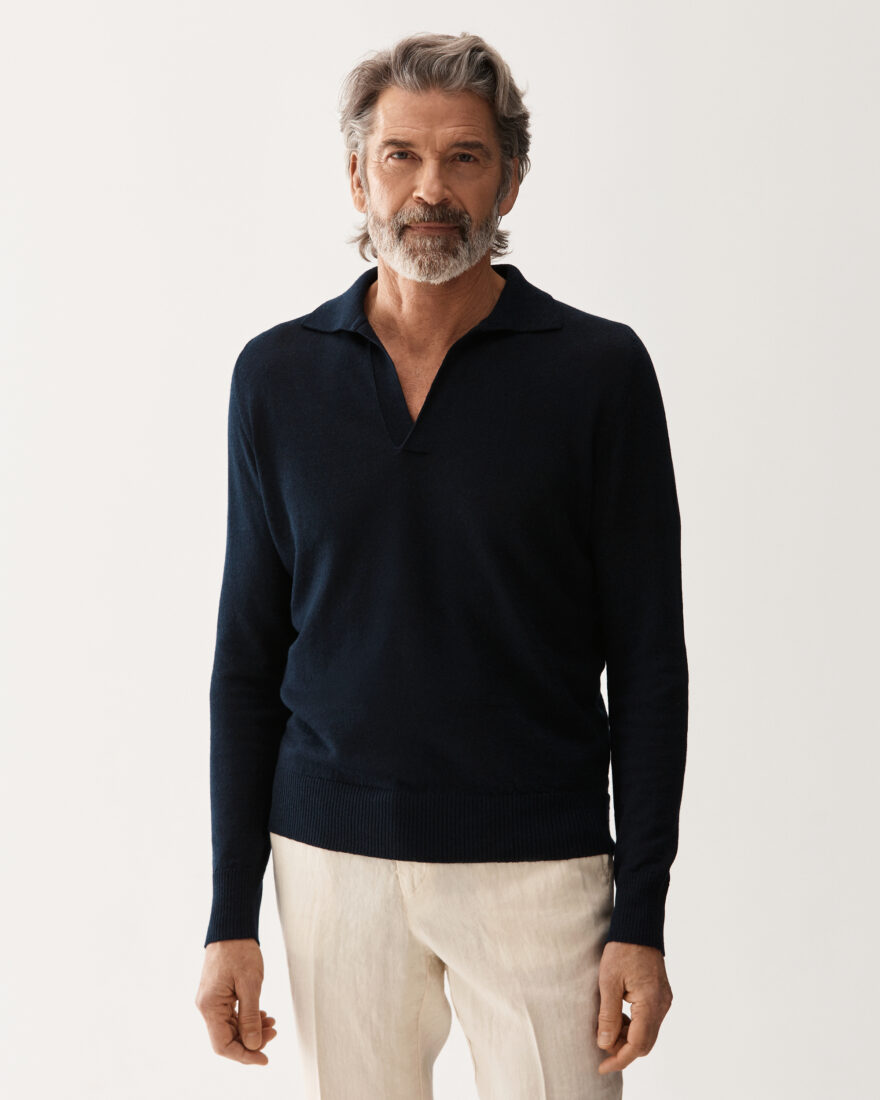 Capri-tröja Marinblå