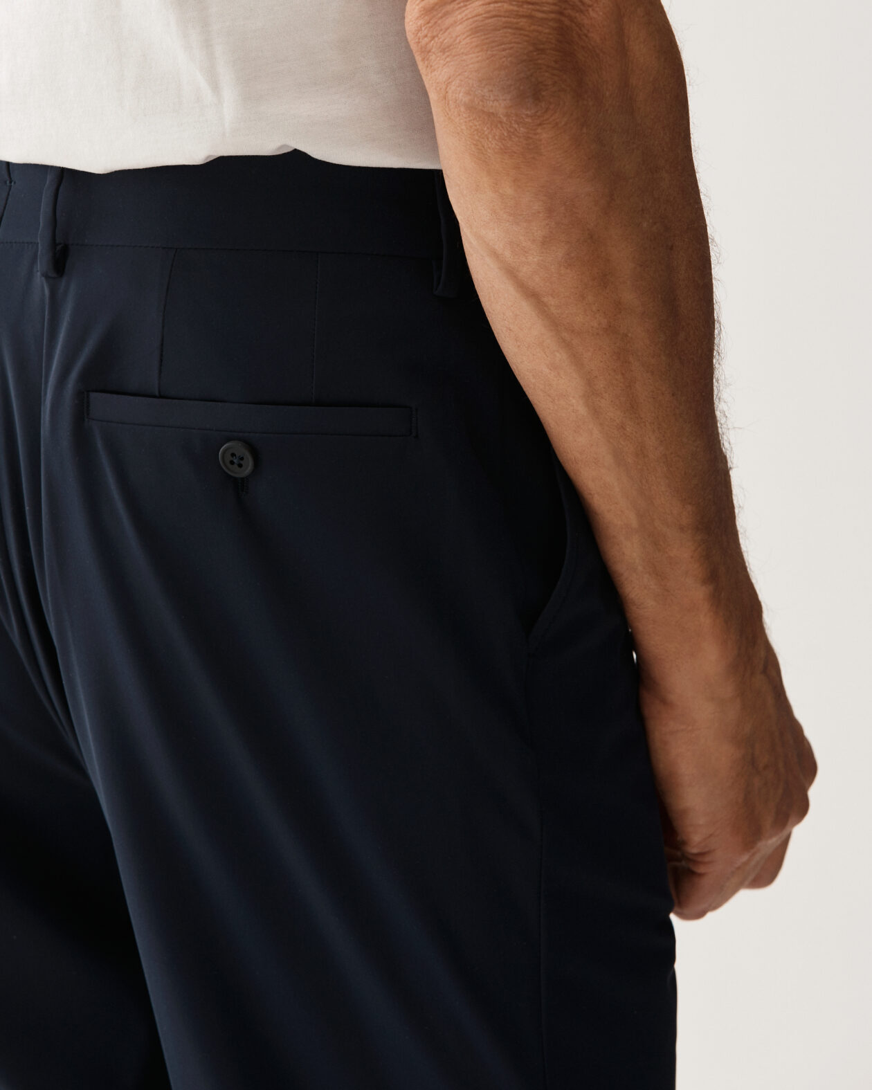 Golfbyxa Stretch Tailored Fit Marinblå