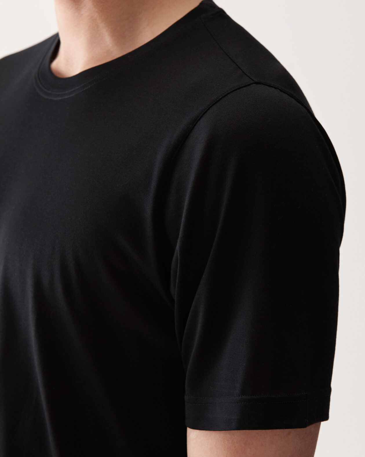 T-Shirt Silk Black